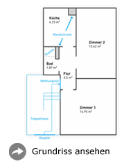 Grundriss der Wohnung