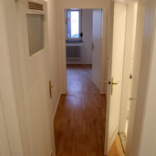 Flur in Blickrichtung Zimmer 1